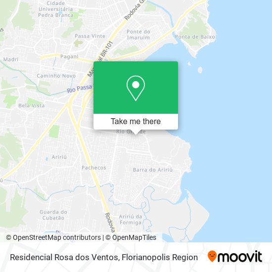 Residencial Rosa dos Ventos map