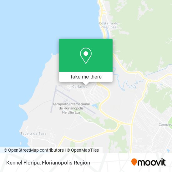 Kennel Floripa map