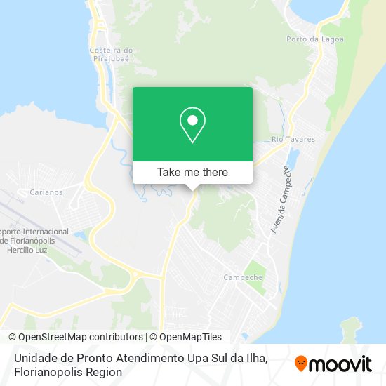 Unidade de Pronto Atendimento Upa Sul da Ilha map