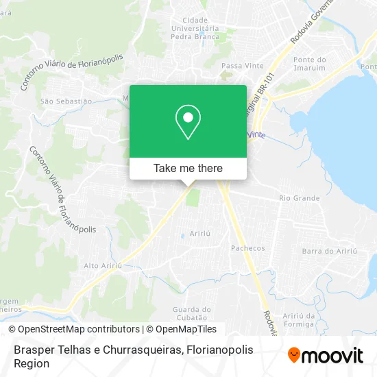 Brasper Telhas e Churrasqueiras map