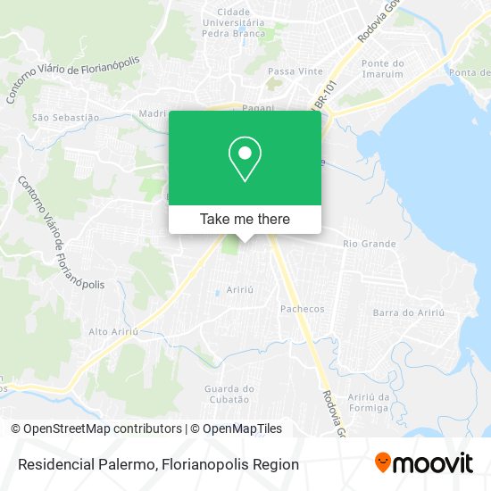 Residencial Palermo map