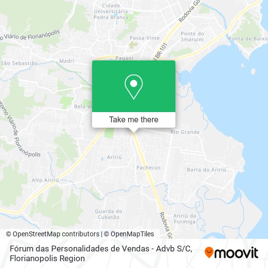 Fórum das Personalidades de Vendas - Advb S / C map
