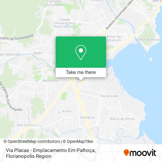 Via Placas - Emplacamento Em Palhoça map