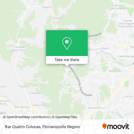 Bar Quatro Colunas map