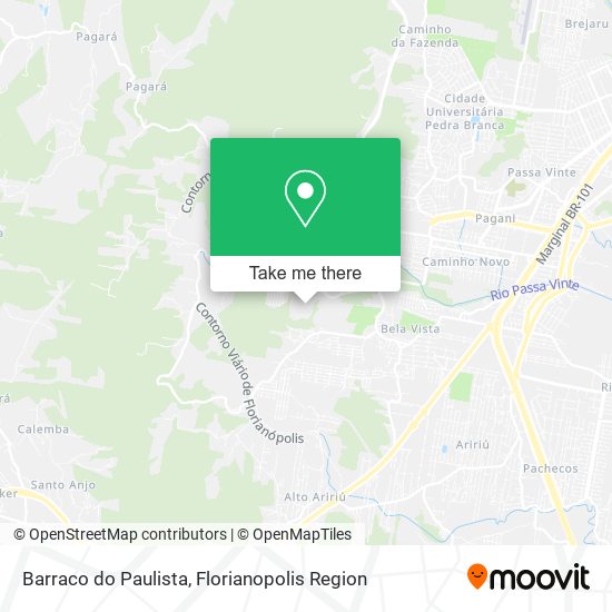 Barraco do Paulista map