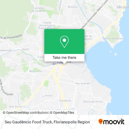 Seu Gaudêncio Food Truck map