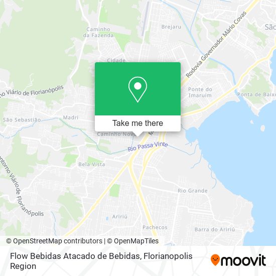 Flow Bebidas Atacado de Bebidas map