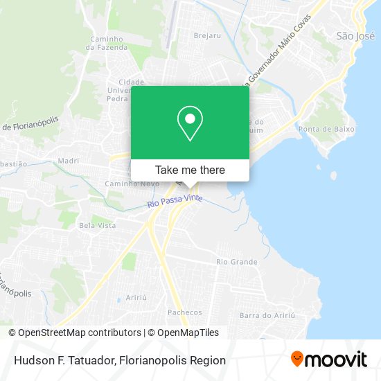 Hudson F. Tatuador map