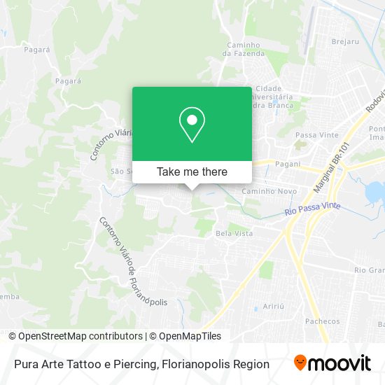 Pura Arte Tattoo e Piercing map