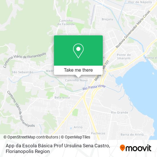 App da Escola Básica Prof Ursulina Sena Castro map