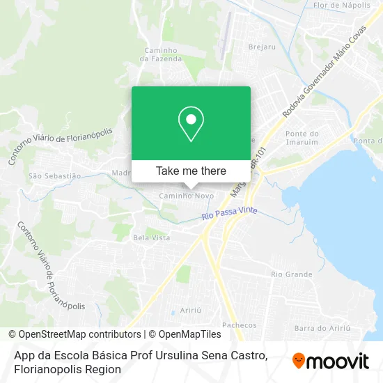 App da Escola Básica Prof Ursulina Sena Castro map