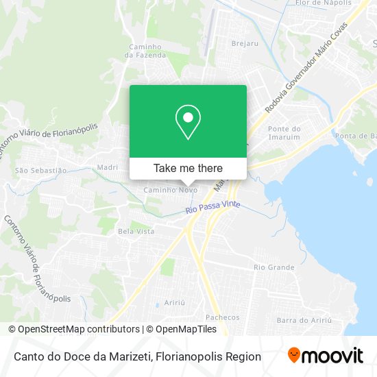 Canto do Doce da Marizeti map