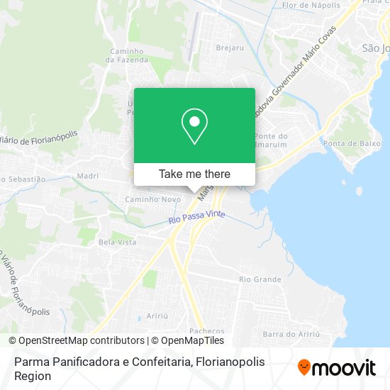 Parma Panificadora e Confeitaria map