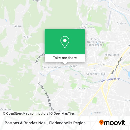 Bottons & Brindes Noeli map