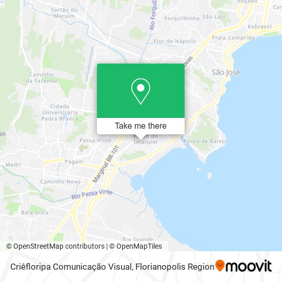 Criêfloripa Comunicação Visual map