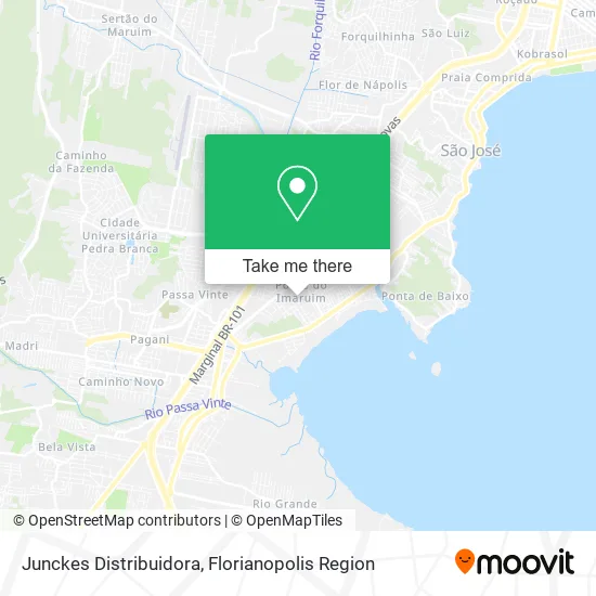 Junckes Distribuidora map