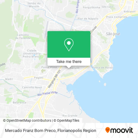 Mercado Franz Bom Preco map