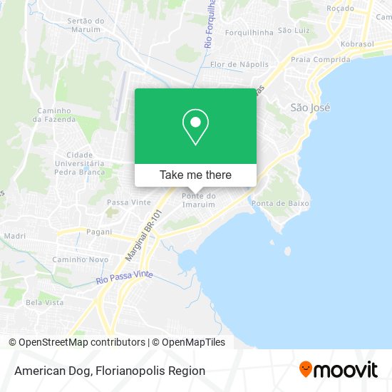 American Dog map