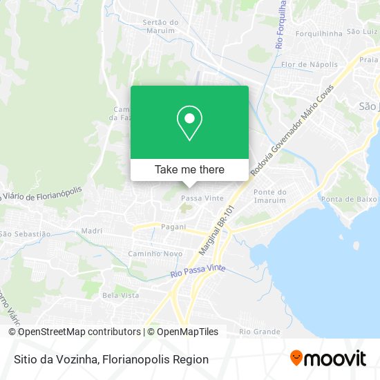 Sitio da Vozinha map