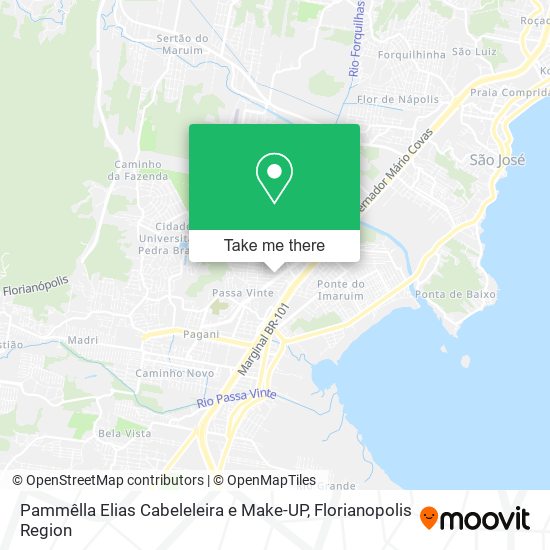 Pammêlla Elias Cabeleleira e Make-UP map