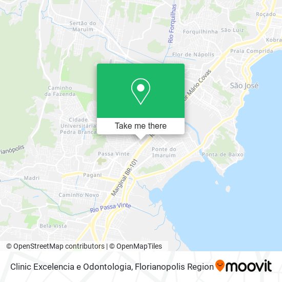 Clinic Excelencia e Odontologia map