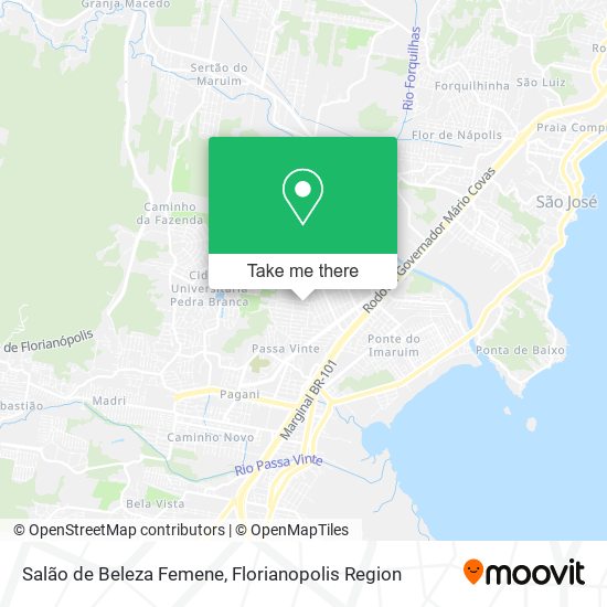 Salão de Beleza Femene map