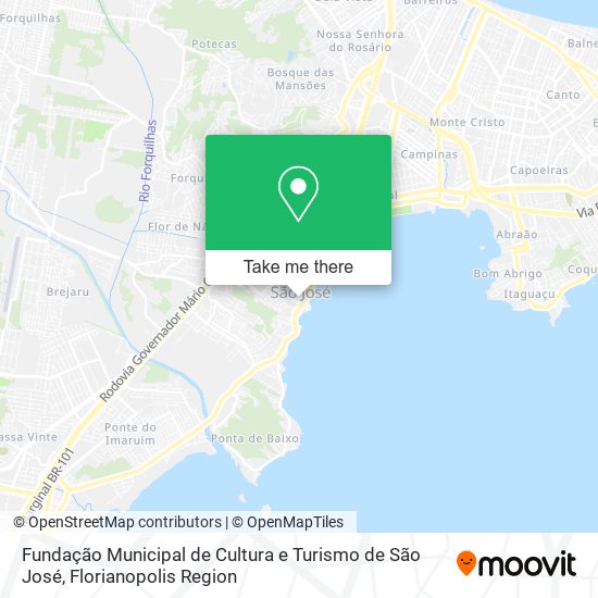 Fundação Municipal de Cultura e Turismo de São José map