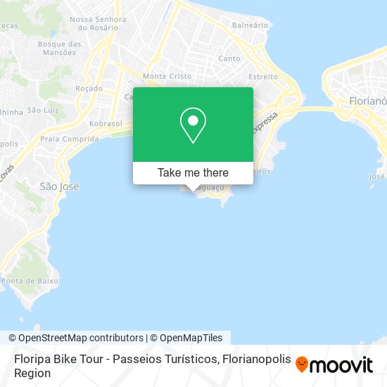 Floripa Bike Tour - Passeios Turísticos map
