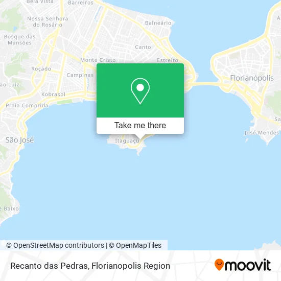 Recanto das Pedras map