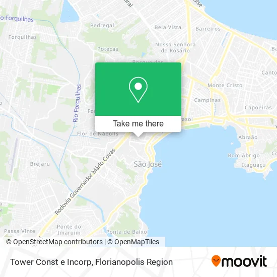 Tower Const e Incorp map