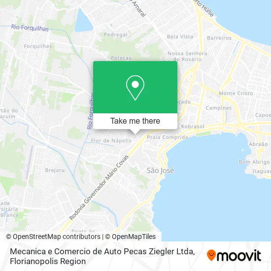 Mecanica e Comercio de Auto Pecas Ziegler Ltda map