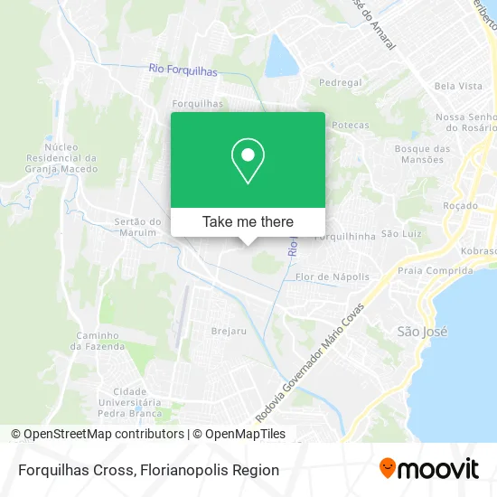 Forquilhas Cross map