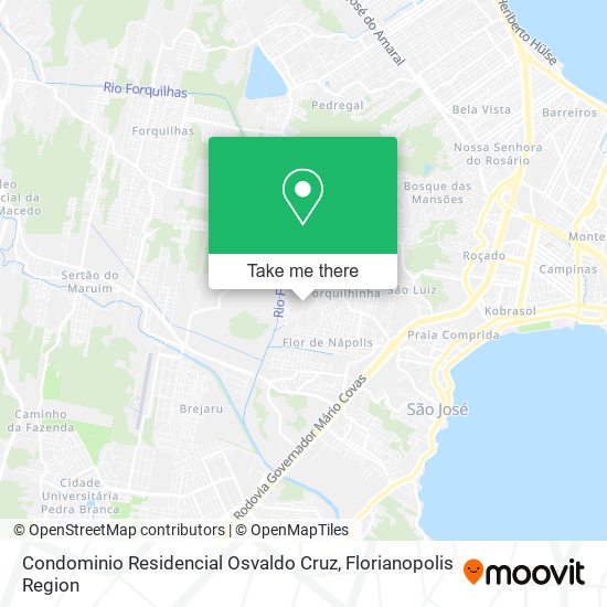 Condominio Residencial Osvaldo Cruz map