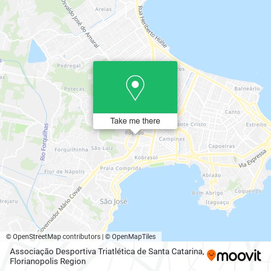 Associação Desportiva Triatlética de Santa Catarina map