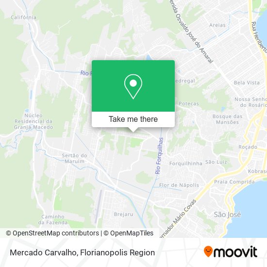 Mercado Carvalho map