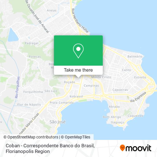 Coban - Correspondente Banco do Brasil map