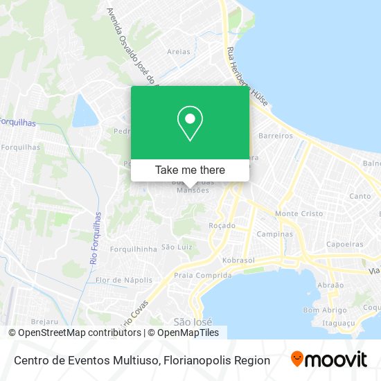 Centro de Eventos Multiuso map