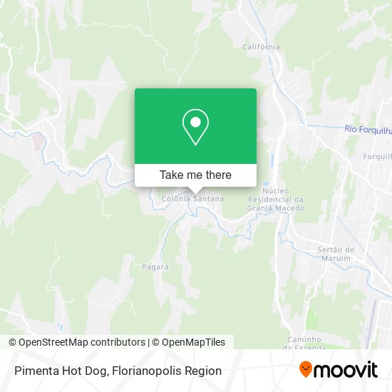 Pimenta Hot Dog map