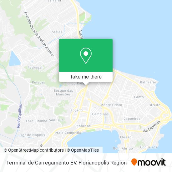 Terminal de Carregamento EV map