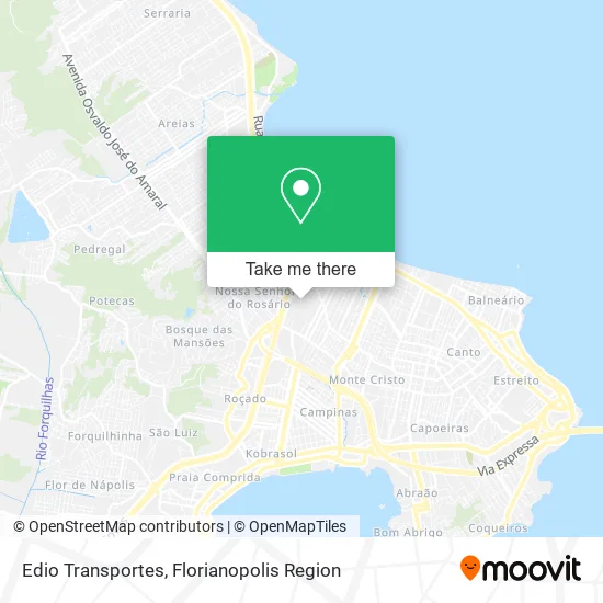 Edio Transportes map