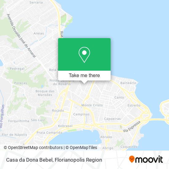 Casa da Dona Bebel map