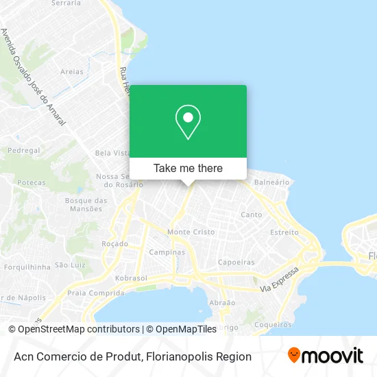 Acn Comercio de Produt map