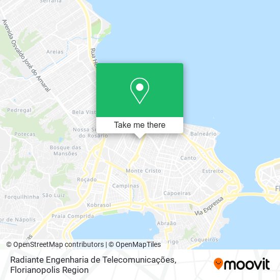 Radiante Engenharia de Telecomunicações map