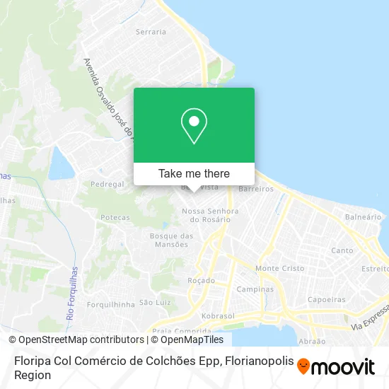 Floripa Col Comércio de Colchões Epp map