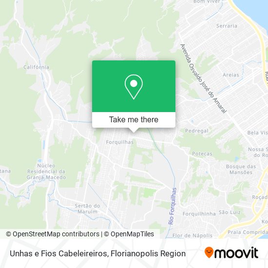 Unhas e Fios Cabeleireiros map