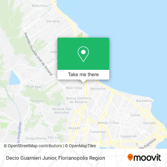 Decio Guarnieri Junior map