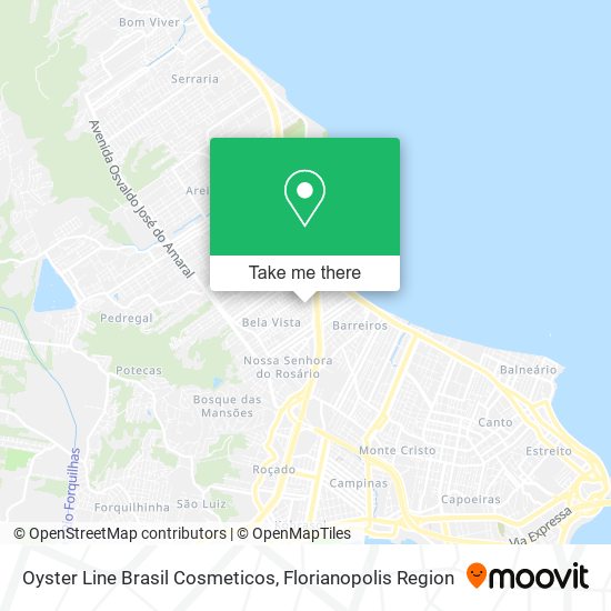Oyster Line Brasil Cosmeticos map