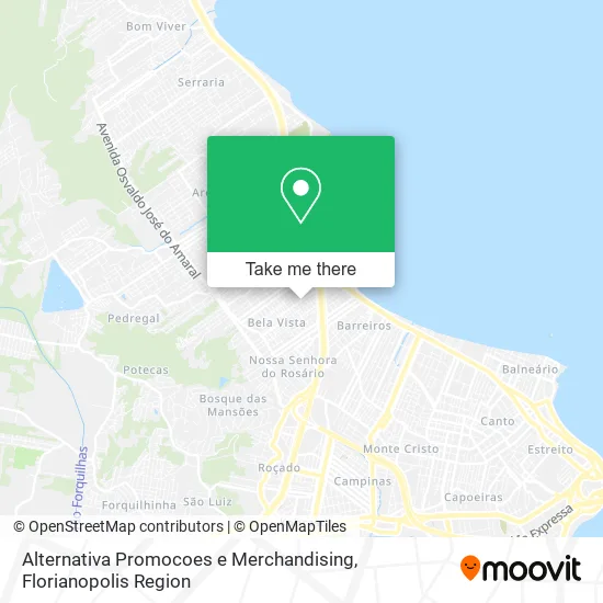 Alternativa Promocoes e Merchandising map