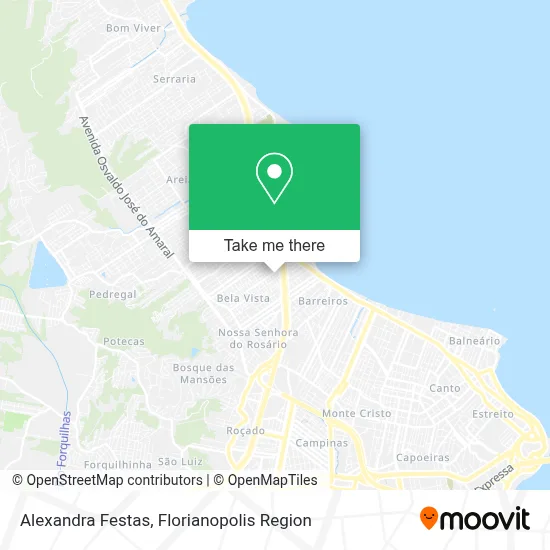 Alexandra Festas map