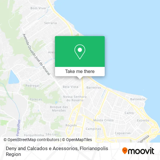 Deny and Calcados e Acessorios map